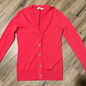 Tory Burch Merino Wool Cardigan Sweater